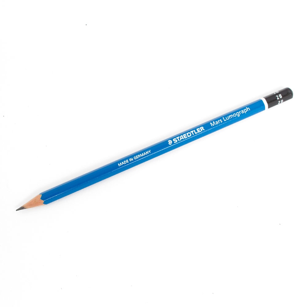 Staedtler, Blue, Pencils, Art & School, Lumograph, Graphite, 41871, 2B